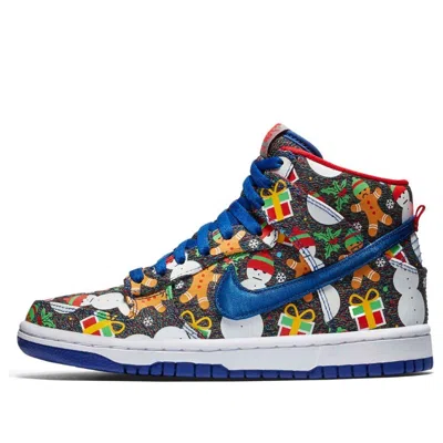 NIKE (GS) Nike x Concepts SB Dunk Pro High 'Ugly Christmas Sweater' 2017