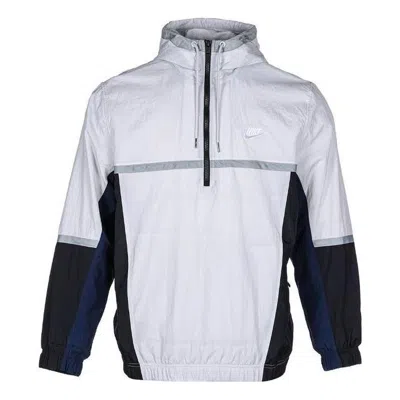 NIKE Nike Half-Zip Hooded Windproof Jacket 'Gray'