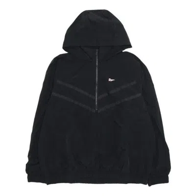 NIKE Nike Heritage Essentials Half-zip Overhead Woven Windbreaker Jacket Asia Sizing 'Black'