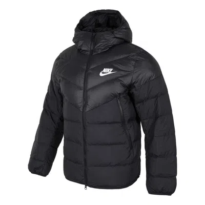NIKE Nike hooded puffer jacket 'Black'