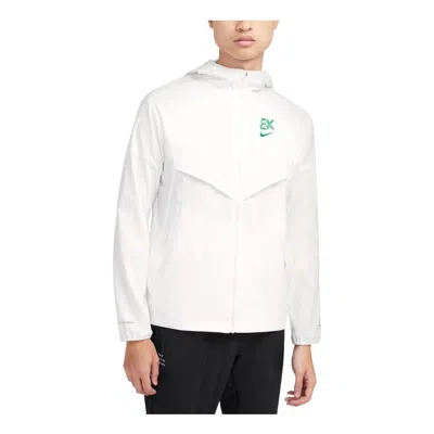 NIKE Nike Impossibly Light Water-Repellent Windrunner Running Jacket Asia Sizing 'Kipchoge-White Green'
