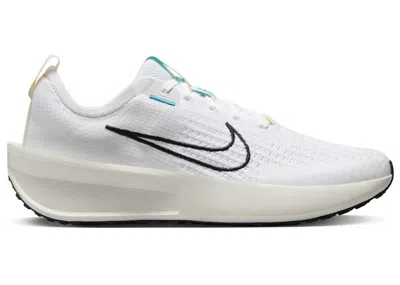 NIKE INTERACT RUN SATURN GOLD (WOMEN'S) SNEAKERS IN WHITE/DUSTY CACTUS/BLACK