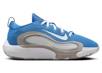 NIKE ISOFLY WHITE SNEAKERS IN PHOTO BLUE/COLLEGE GREY/PHANTOM