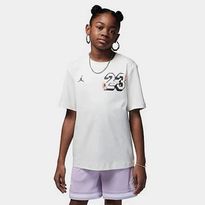NIKE JORDAN GIRLS' SUMMER BLOOM OVERSIZED T-SHIRT