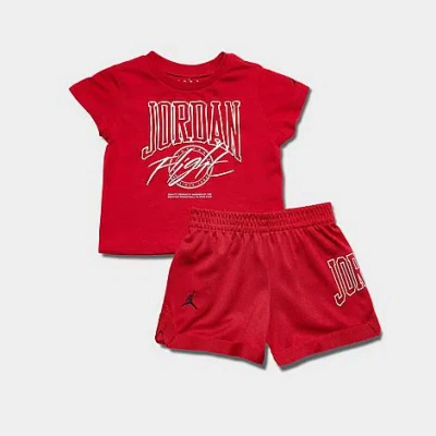 NIKE JORDAN INFANT BEYOND THE ARC T-SHIRT AND MESH SHORTS SET