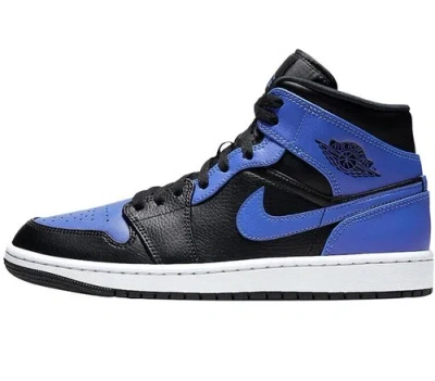 NIKE JORDEN 1 BLACK HYPER ROYAL WHITE