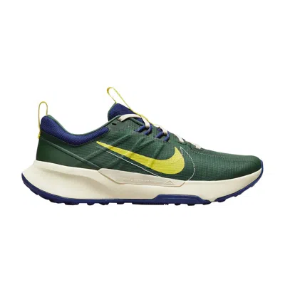 NIKE JUNIPER TRAIL 2 NEXT NATURE 'GORGE GREEN YELLOW STRIKE'