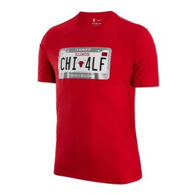 NIKE Nike Just Do It graphic T-shirt 'Red'