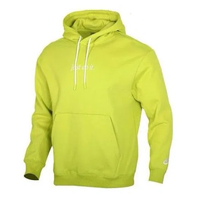 NIKE Nike Just Do it Heavyweight Hoodie 'Solar Green'
