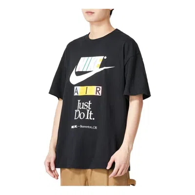 NIKE Nike Just Do It T-Shirt 'Black White'