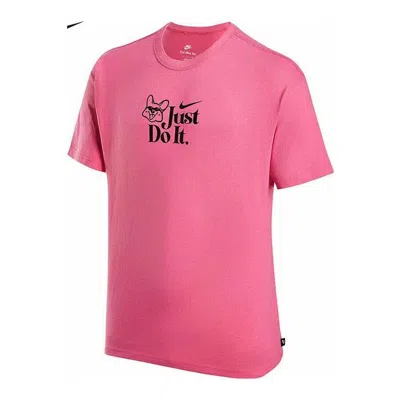 NIKE Nike JUST DO IT T-Shirt 'Pink'