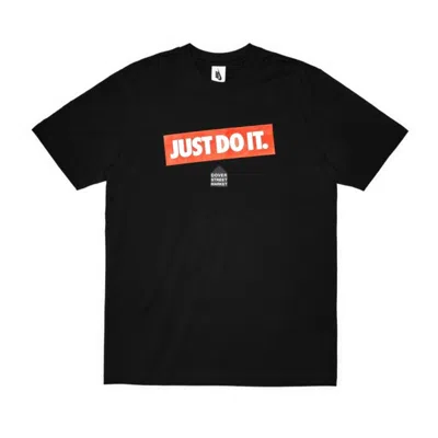 NIKE Nike Just Do It. x Dover Street Market T-Shirt 'Black Red'