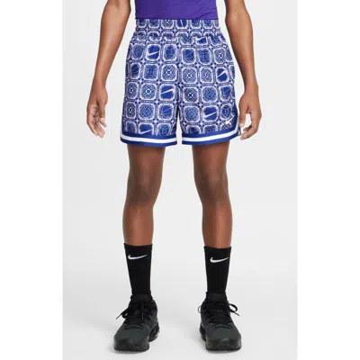 NIKE NIKE KIDS' DRI-FIT DNA 24 KNIT SHORTS