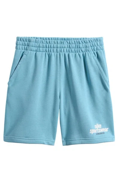 NIKE NIKE KIDS' SPORTSWEAR CLUB BIG KIDS' FRENCH-TERRY SHORTS
