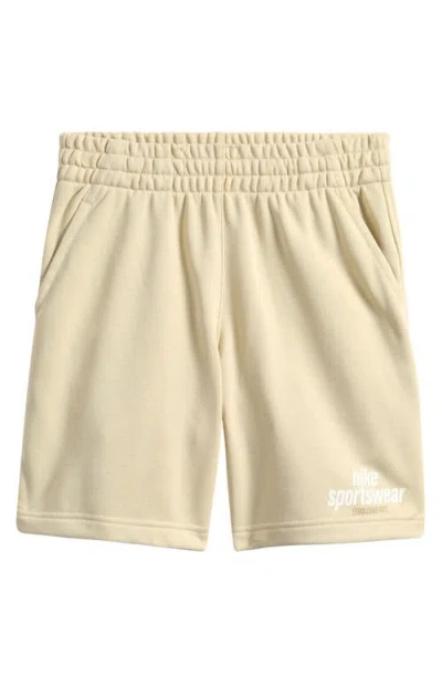 NIKE NIKE KIDS' SPORTSWEAR CLUB BIG KIDS' FRENCH-TERRY SHORTS