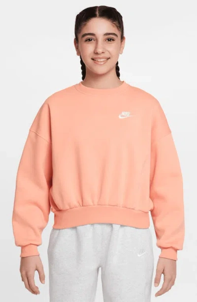 NIKE NIKE KIDS' SPORTSWEAR CLUB FLEECE CREWNECK SWEATSHIRT