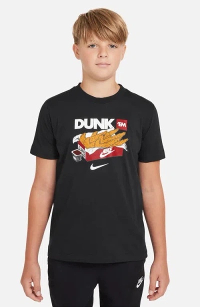NIKE NIKE KIDS' SPORTSWEAR COTTON GRAPHIC T-SHIRT