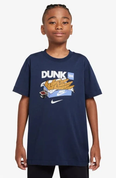 NIKE NIKE KIDS' SPORTSWEAR COTTON GRAPHIC T-SHIRT