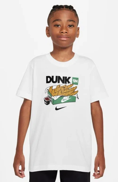 NIKE NIKE KIDS' SPORTSWEAR COTTON GRAPHIC T-SHIRT