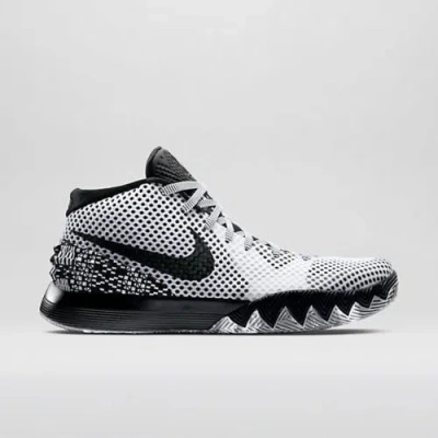 NIKE NIKE KYRIE 1 BHM SIZE 10. 718820-100. BLACK WHITE GREY. DREAM ALL STAR 2 3