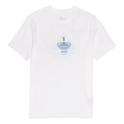 NIKE Nike Kyrie Irving Alphabet Pattern T-Shirt 'white'