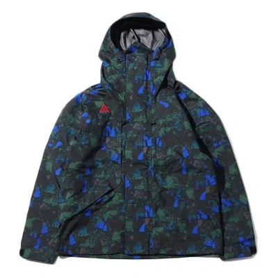 NIKE Nike Lab ACG Gore-Tex Allover Print Jacket 'Racer Blue Habanero Red'
