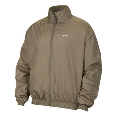 NIKE Nike Lab Athleisure Casual Sports Reflective mesh Woven Jacket Gray