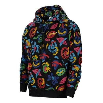 NIKE Nike Lab Collection Casual Print Hooded Pullover Long Sleeve Sweater For Men Multi-Color 'Multi Blac