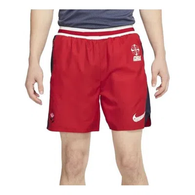 NIKE Nike Lab x Gyakusou Shorts 'Sport Red Thunder Blue Sail'