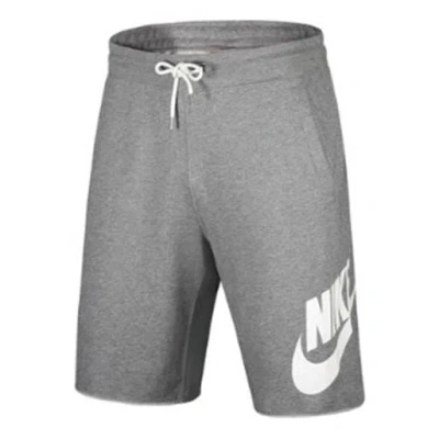 NIKE Nike Large Printing Loose Knit Shorts Gray