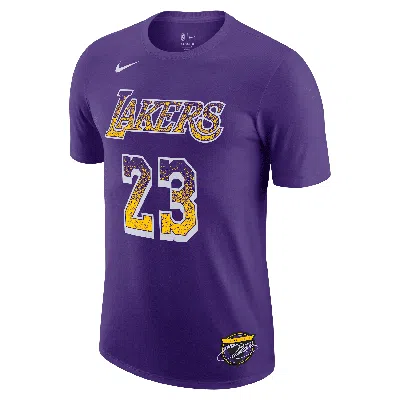 NIKE LEBRON JAMES LOS ANGELES LAKERS SELECT SERIES  MEN'S NBA T-SHIRT