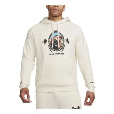 NIKE Nike Lebron Pullover Fleece Hoodie 'Phantom Heather Black'