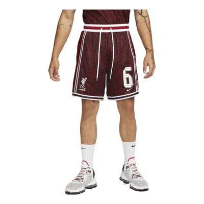 NIKE Nike LeBron x Liverpool F.C. DNA+ 8"" Basketball Shorts 'Burgundy'