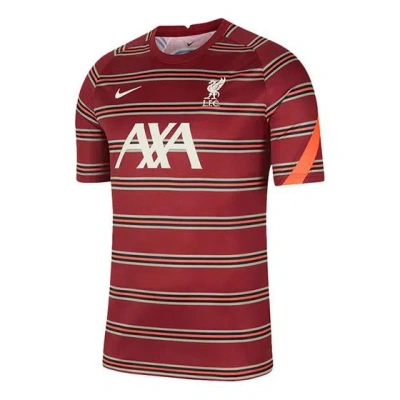NIKE Nike Liverpool F.C. Pre-Match Short-Sleeve Football Top 'Team Red Bright Crimson Fossil'