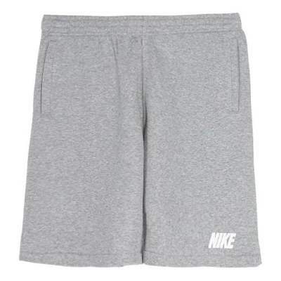 NIKE Nike Logo Athleisure Casual Sports Shorts Gray