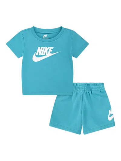 NIKE LOGO-EMBROIDERED SHORTS SET