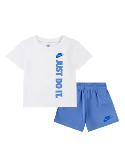 NIKE LOGO-PRINT SHORTS SET