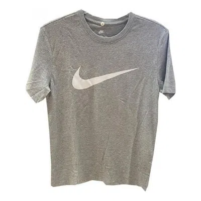 NIKE Nike Logo Printed Loose Fit T-Shirt 'Grey'
