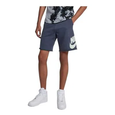 NIKE Nike Logo Printing Sports Shorts Blue