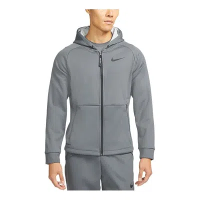 NIKE Nike logo zipped hooded jacket 'Grey'