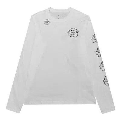 NIKE Nike long sleeves graphic T-shirt 'White'