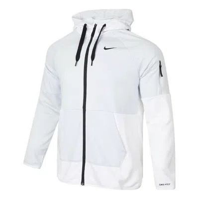 NIKE Nike long sleeves hooded zipped jacket 'White'