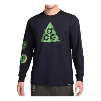 NIKE Nike Long Sleeves T-Shirt Asia Sizing 'Black'