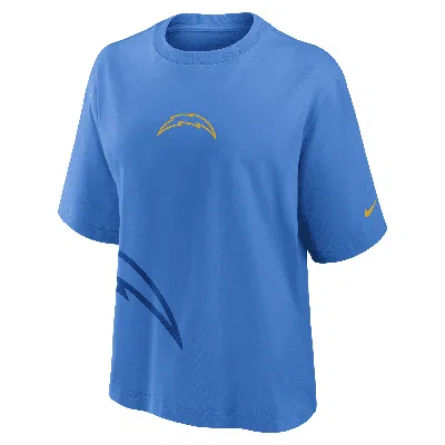 NIKE LOS ANGELES CHARGERS BOXY  WOMEN'S NFL T-SHIRT