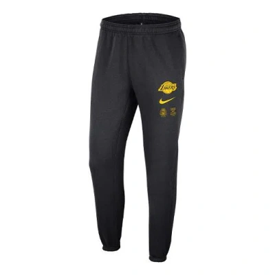 NIKE Nike Los Angeles Lakers Courtside Sports Long Pants Black