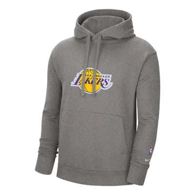 NIKE Nike Los Angeles Lakers Fleece Stay Warm Pullover Gray