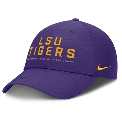 NIKE LSU ON-FIELD CLUB GAMEDAY  MEN'S DRI-FIT COLLEGE ADJUSTABLE HAT