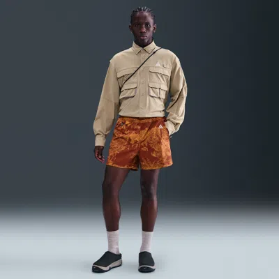 NIKE MEN'S  ACG "RESERVOIR GOAT" PRINT SHORTS