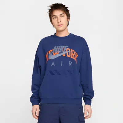 NIKE MEN'S AIR NYC FLEECE CREW