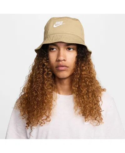 NIKE MEN'S AND WOMEN'SÂ KHAKI APEX FUTURA WASHED BUCKET HAT